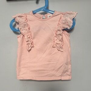 H&M sleeveless top with ruffles